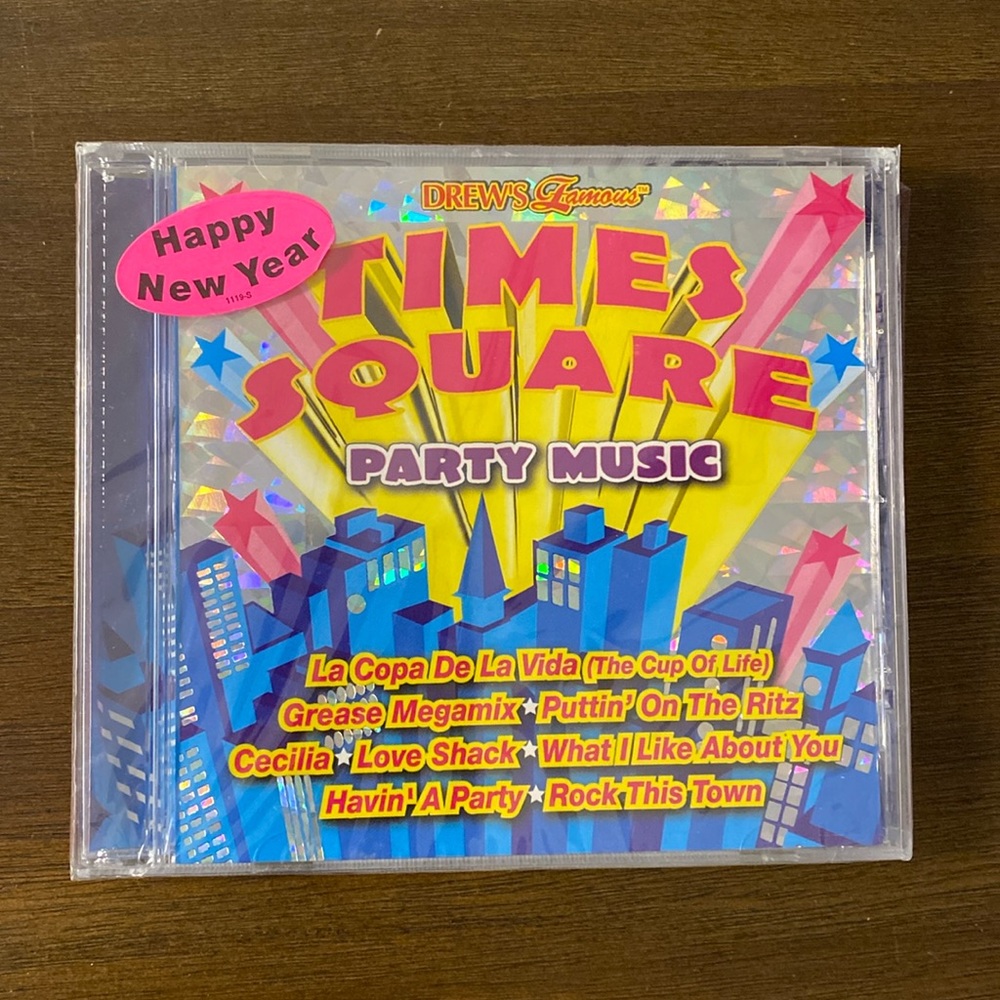 SEALED Drew’s Famous Times Square Party Music CD 16 Tracks